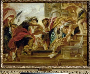 Die Begegnung von Abraham und Melchisedech